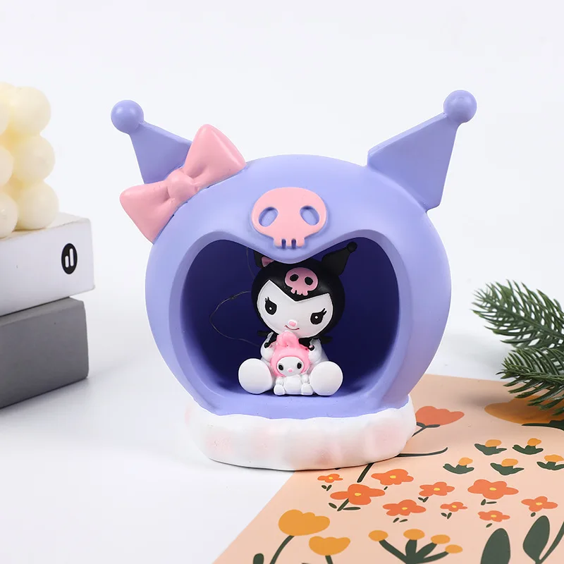 Kuromi Led Light Anime Kuromi Cinnamonroll Kawaii Accessories Ornament ...