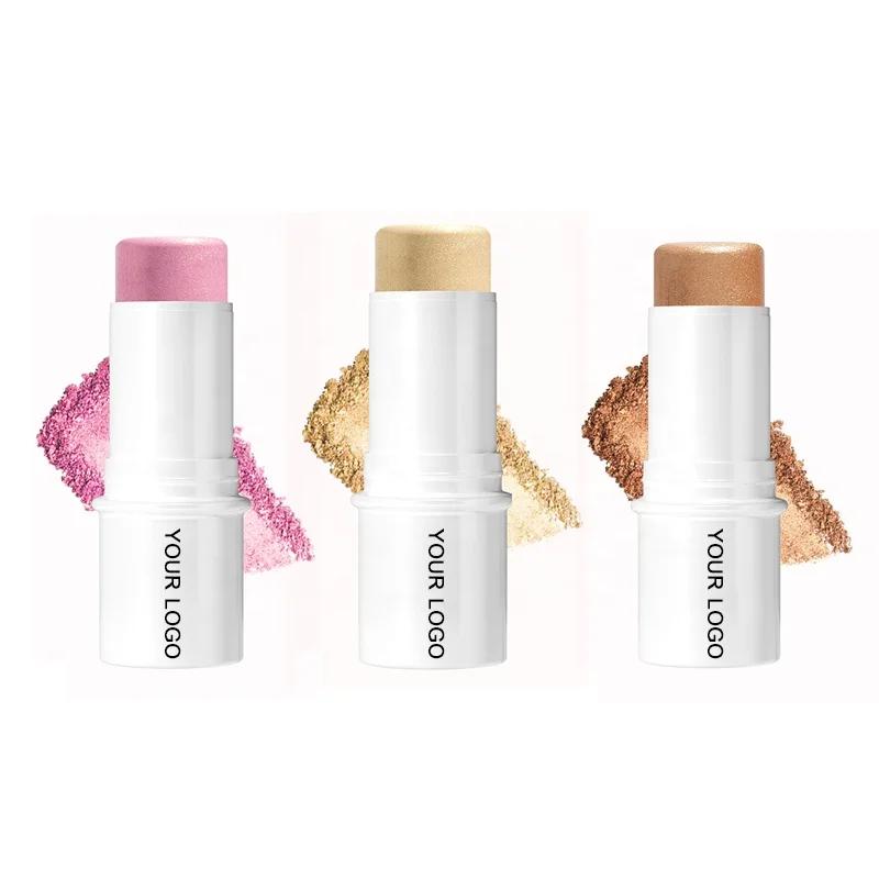 Private Label Multi Use Face Cosmetic Custom Smoothly Vegan Highlight Makeup Stick