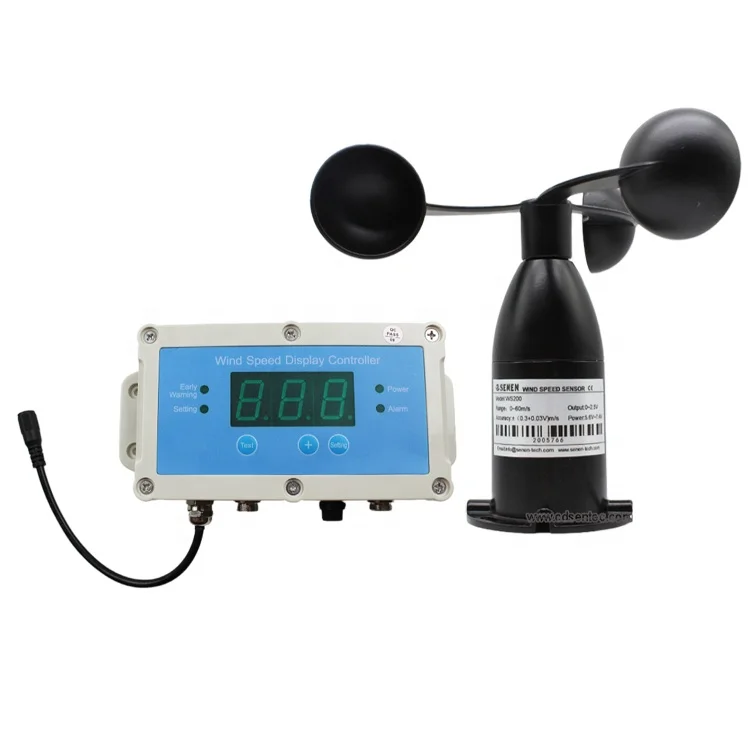 WS200 Digital RS485 Modbus Output 3 Cup Anemometer Sensor for Wind Speed Testing