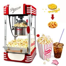 Mini Popcorn Machine  Automatic Popcorn Machine Popcorn Snack Machine for Home or Commercial Use on Sale