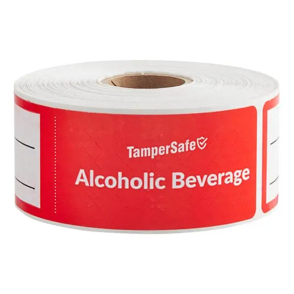 Custom Fast Food Bag Label Security Seal Sticker Tamper Evident Takeaway Packaging Label for Take Out Container Food Box