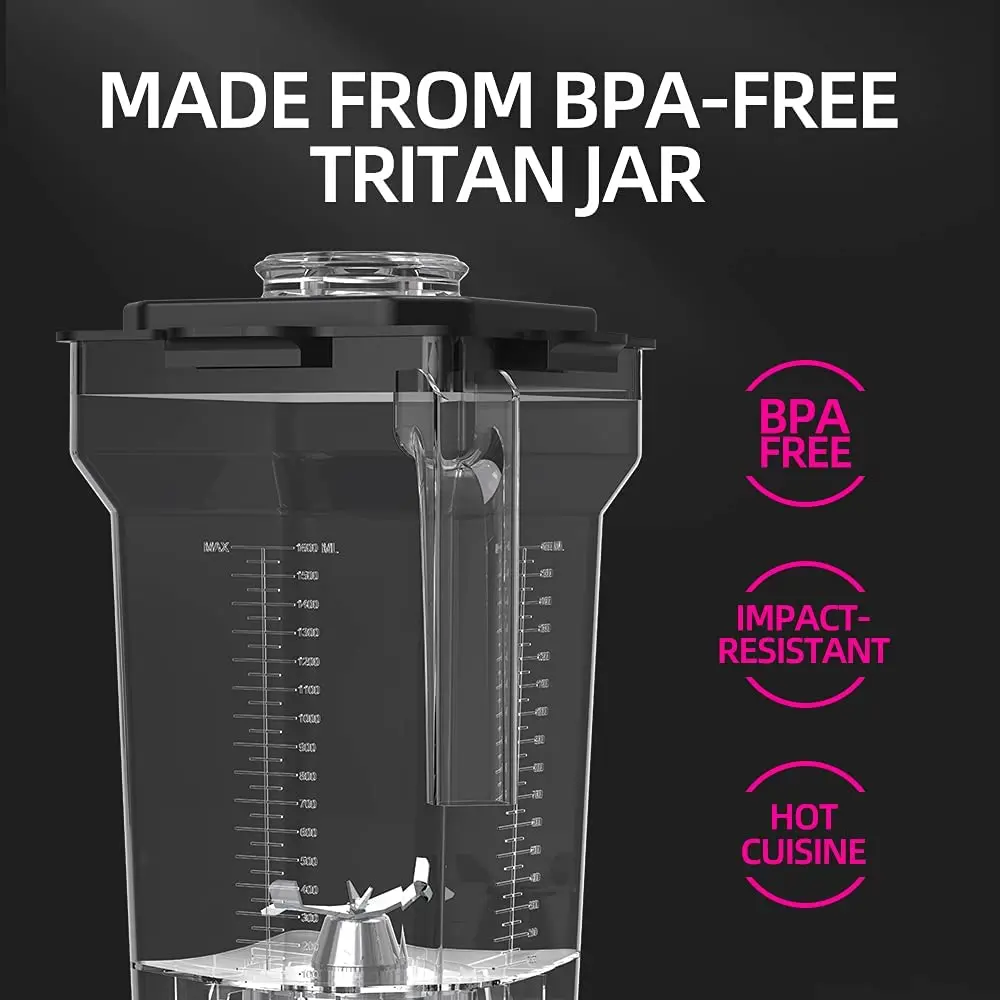 Professional Quiet Blender Smoothie Maker High Power Blender Silent Electric