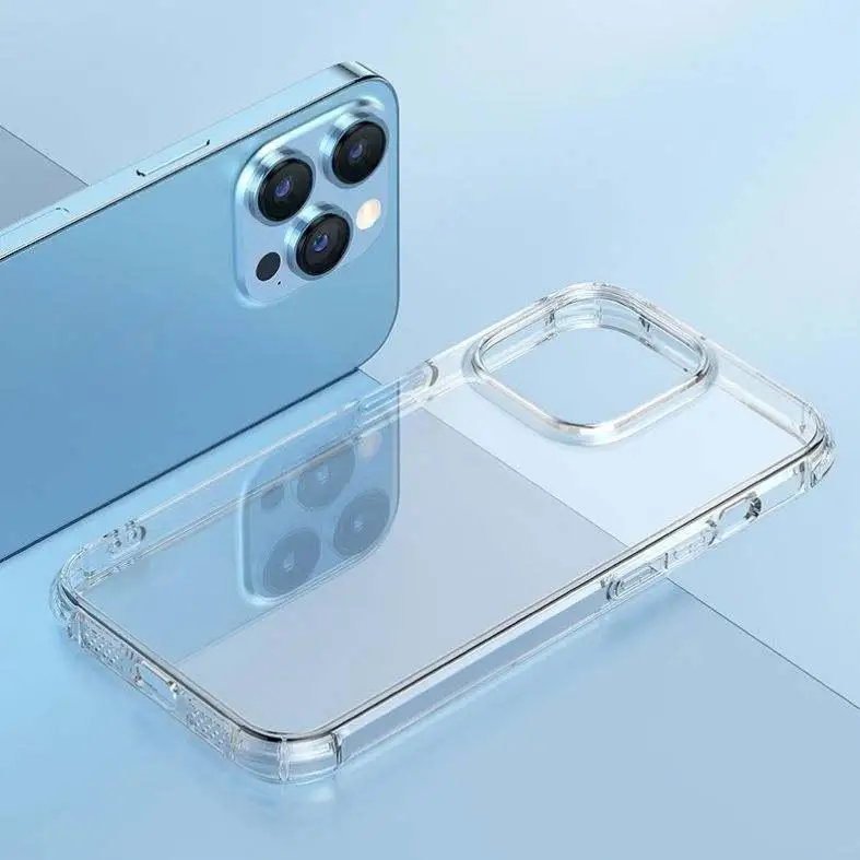 product laudtec shockproof transparent tpu phone case for iphone 17 air 16 pro max water proof clear cover mobile phone protection-7