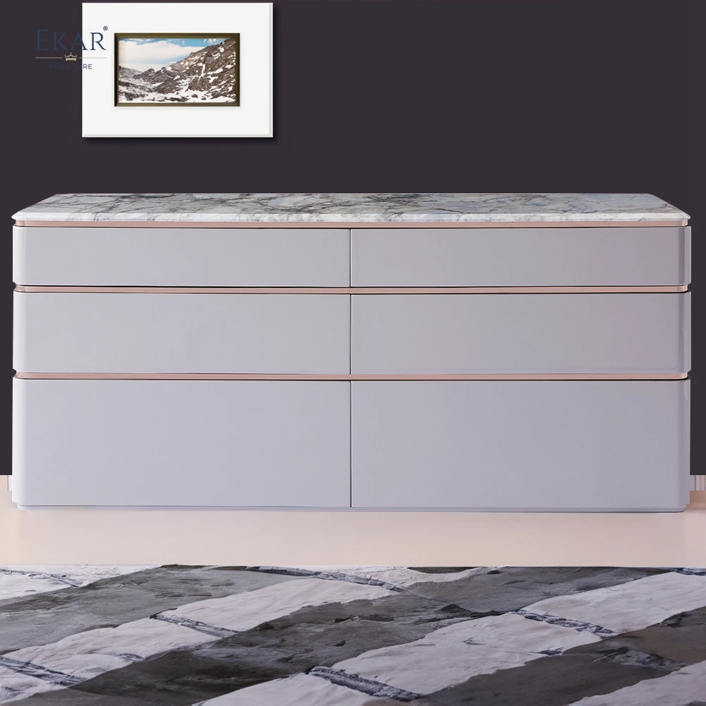 product modern luxury marble countertop drawer cabinet with plywood for bedroom living room kitchen bathroom hotel storage solution-62