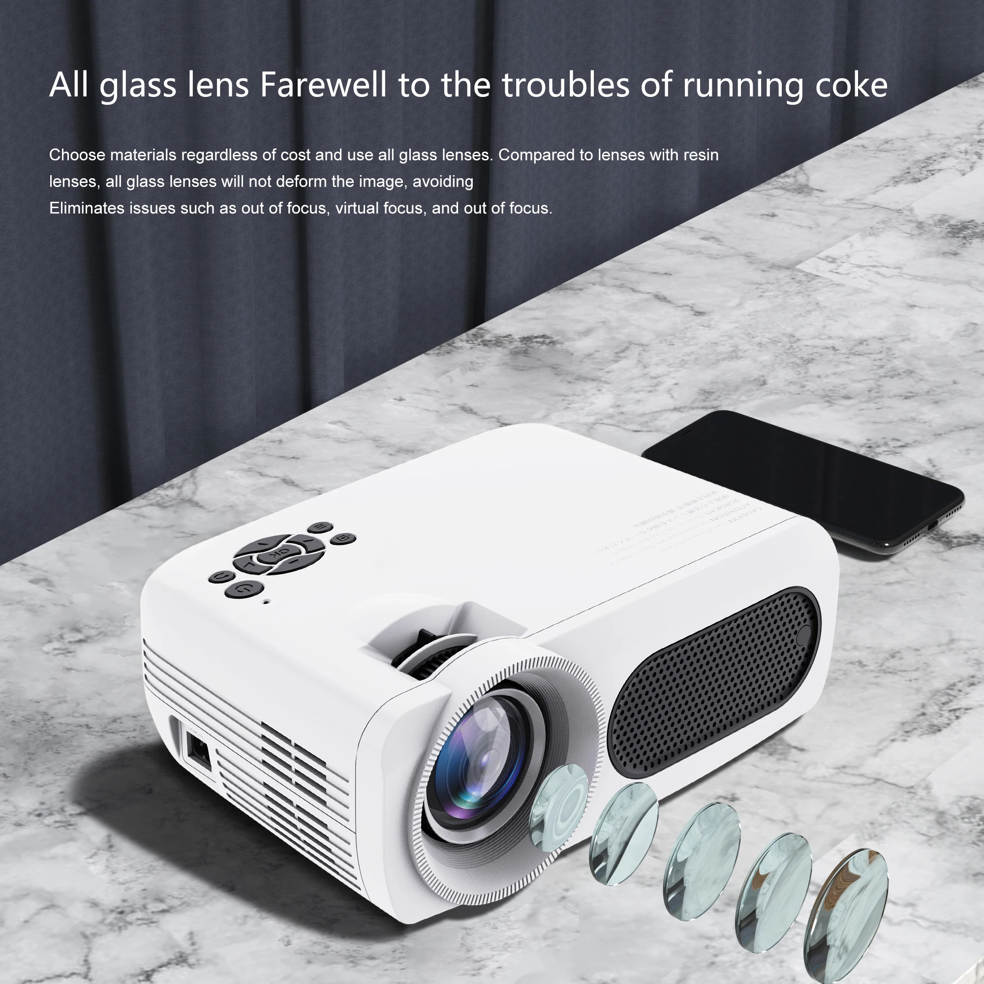 Factory Projector 9 5g Wifi Led 8k Video Full Hd 1080p Mini Home