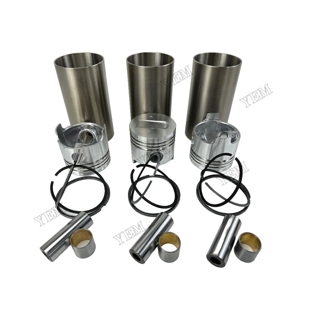 Cylinder Liner Kit Fit for Mitsubishi S3L Engine