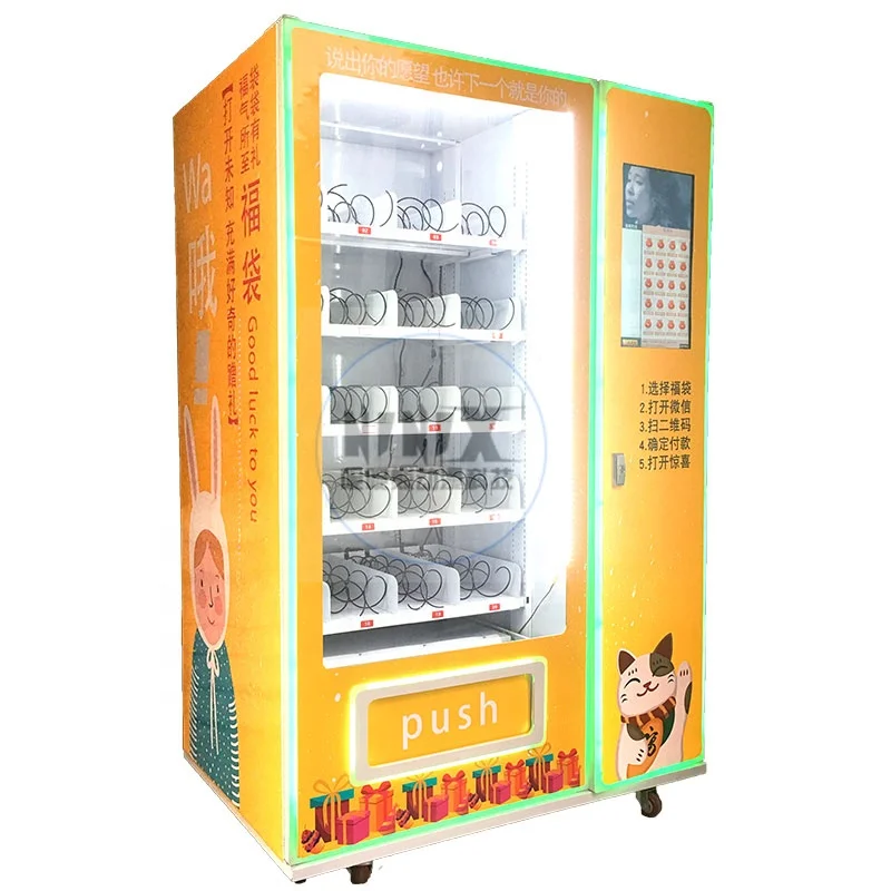 Торговый автомат с монетами торговый для подарочных штор Lucky blind