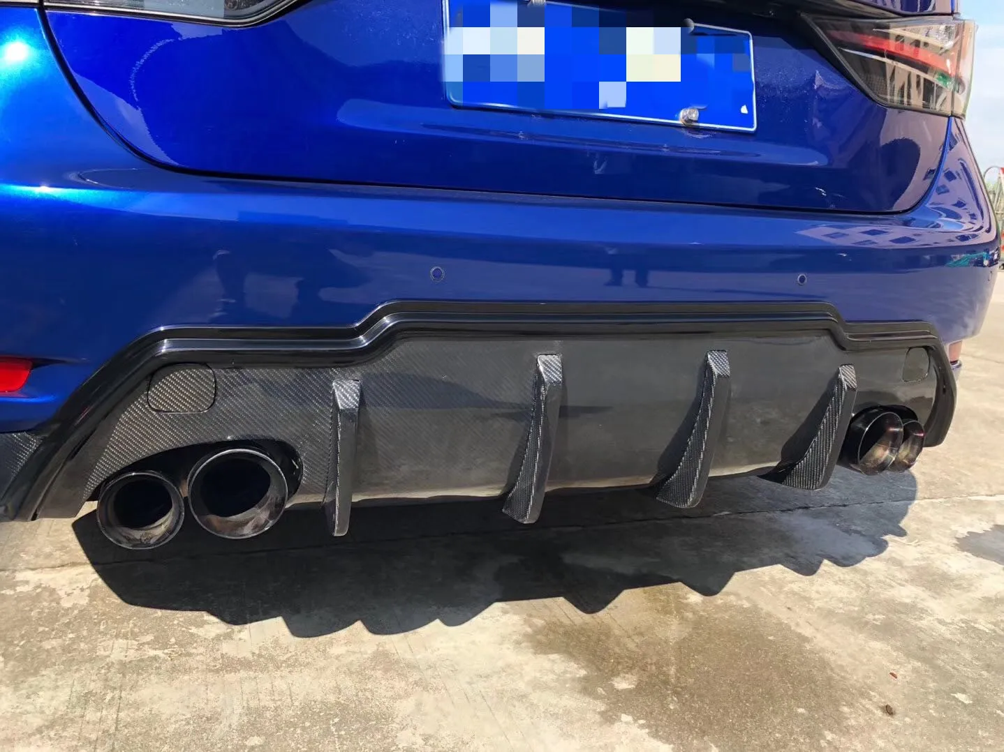 Carbon Fiber Rear Diffuser For Lexus Gsf /gs350 Fsport Buy For Lexus Gs Diffuser,Gs300 Rear