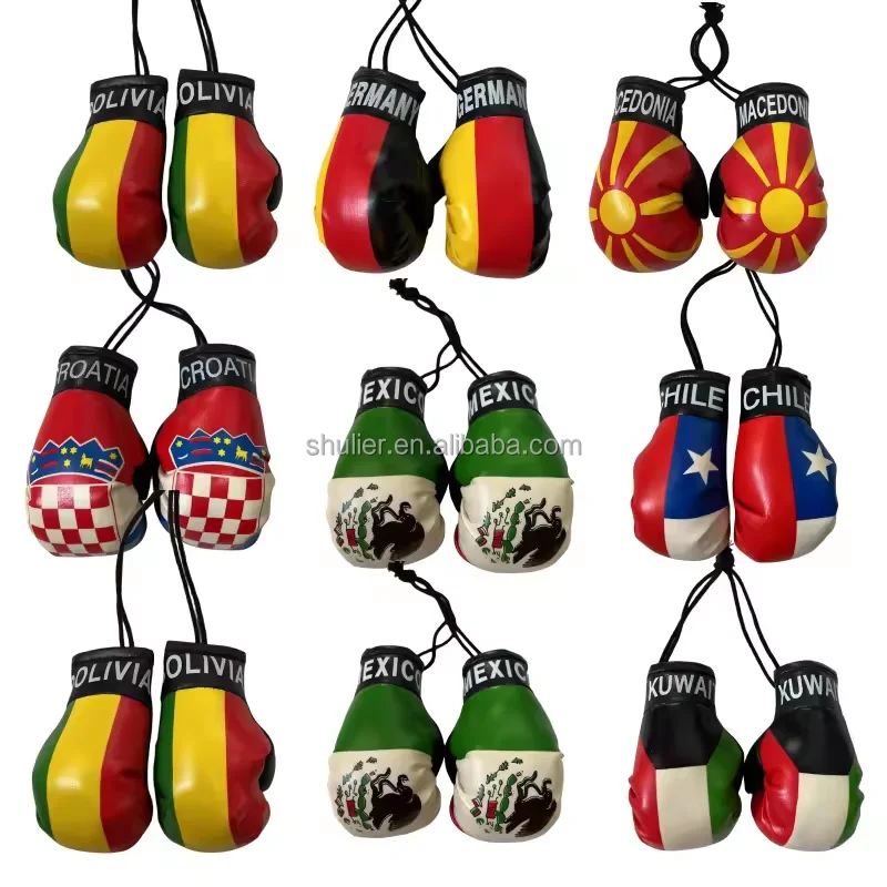 Personalized Red Boxing Gloves Ornament 2022 Christmas Tree Custom Name Boxing O - Foto 10