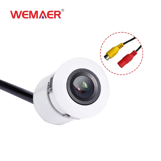 Wemaer OEM CVBS Camera Reversa Linea Ductus Mobilitatis Linea Parking WDR Trajectorium Dynamicum Camera Reversa Automobile pro VW