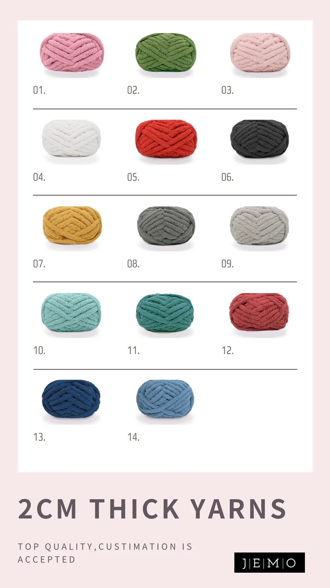 Wholesale Thick Super Chunk Yarn Hand Knitting Chenille Chunky Yarn For