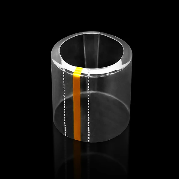 clear Accept Customized Printing Shrink Wrap Sleeve Cans Jars Lid Perforated Shrink Bands for Wine Bottle Cap