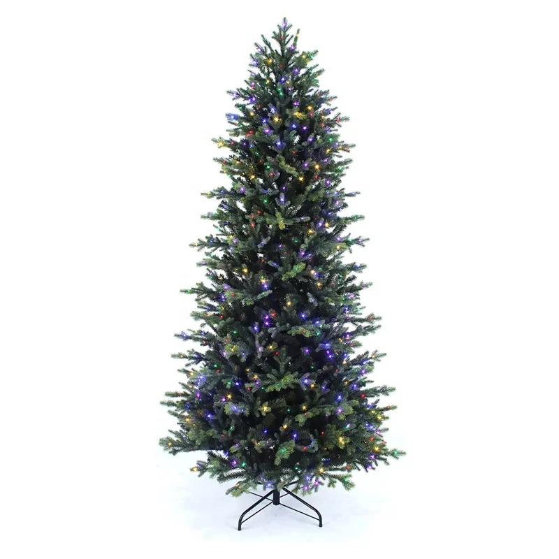 slim color changing christmas tree