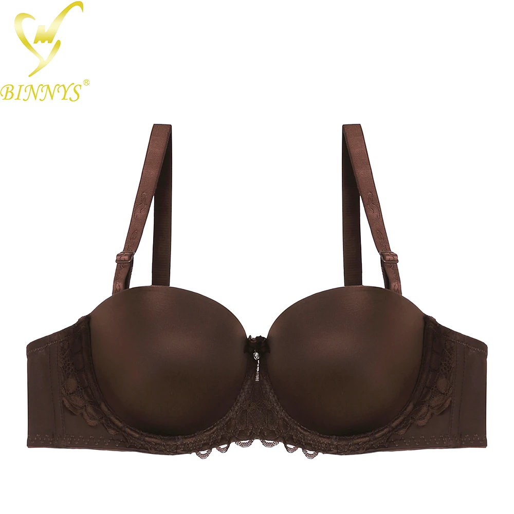 Binnys High Quality Sexy Nylon Padded Push up B Cup Lace Underwire