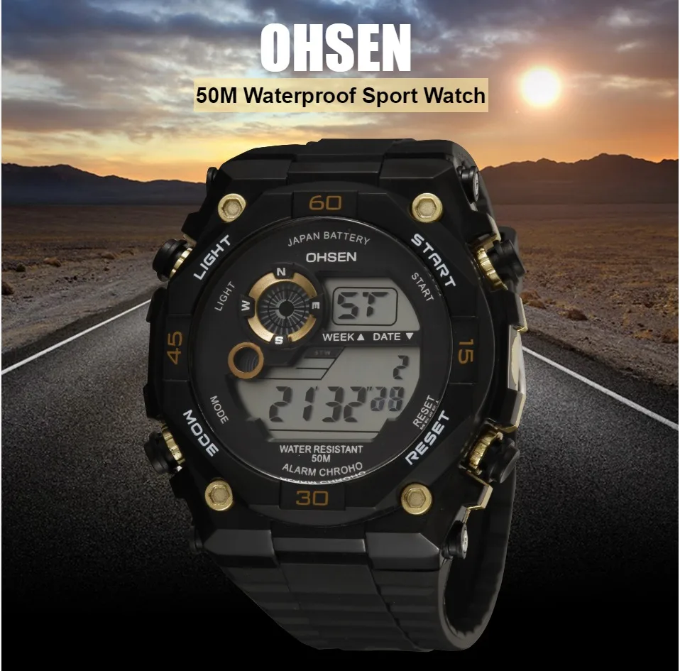 Ohsen best sale digital watch