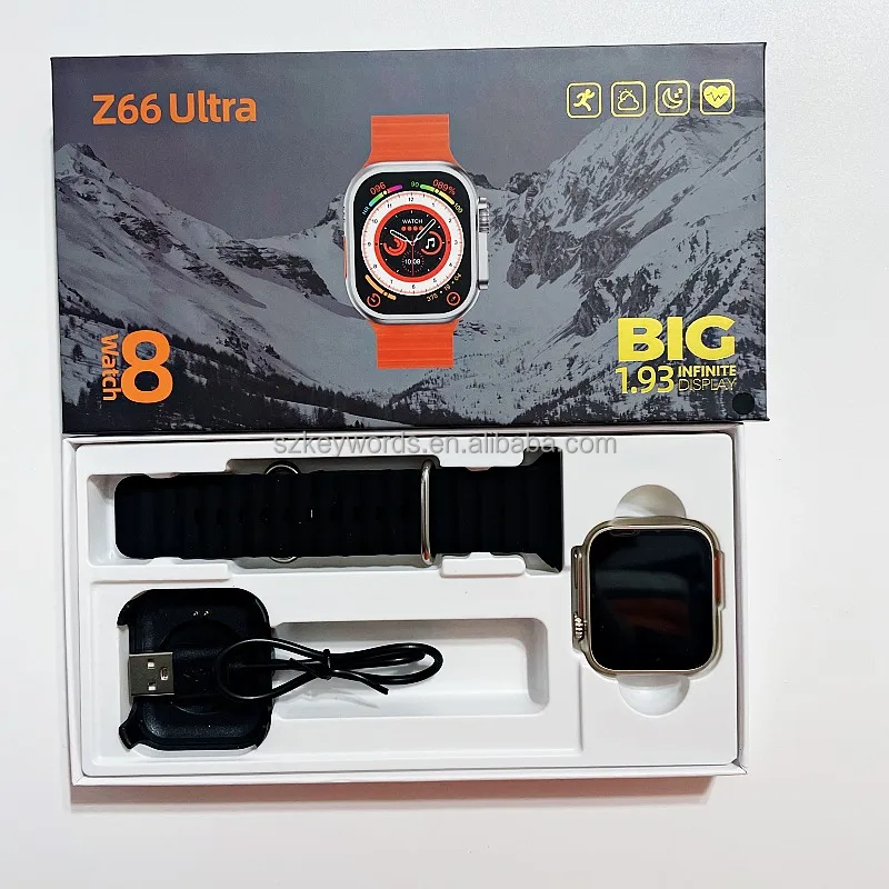 Free Sample Fitpro App 1.92inch Screen Z66 Ultra Watch 2023 Smartwatch ...