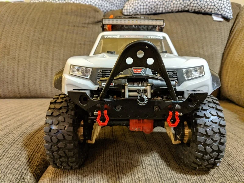 Argano Elettrico Simulato Con Doppio Motore Per Auto RC Crawler 1/8 1/10, Ricambio Per TRX4 SCX10