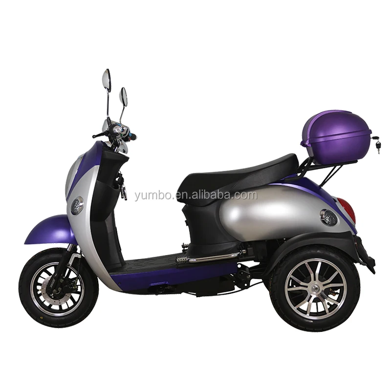 Lady Use Three Wheel Electric Scooter with Comfortable One Seat Low Speed Safe Electric Tricycle for Old People
