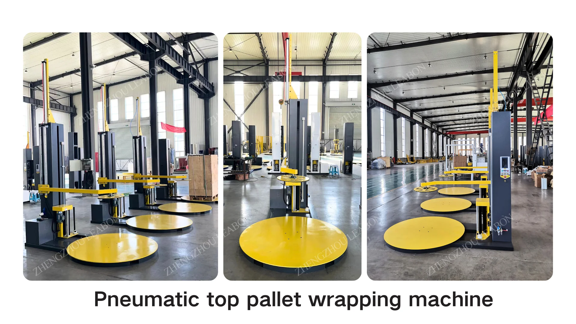 With Ramp Weight Device Pallet Wrapping Machine Food Industry Tray ...
