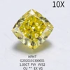 1.05ct amarillo brillante de fantasía VVS2 CTI