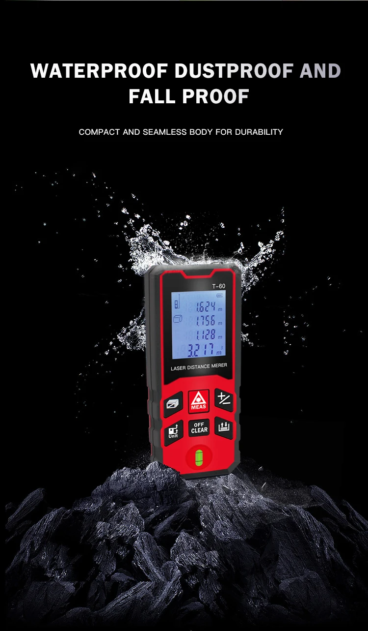 High Sensitivity Function Lens Laser Distance Meter 40m 60m 80m 100m