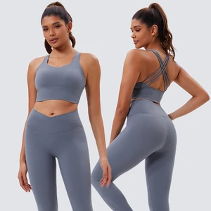 Fitness Yoga Sets Gym Wear for Women 2 Piece Set Plus Size Women Gym Wear Workout Sets for Women Logo Sustainable Active Wear