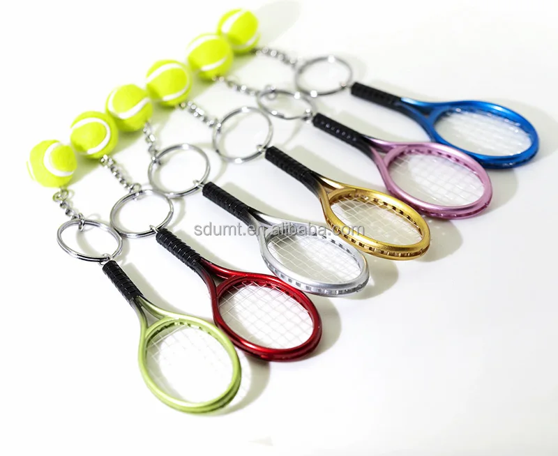 Tennis Ball Key Chain Tennis Racket And Ball Keychain Tennis Racquet