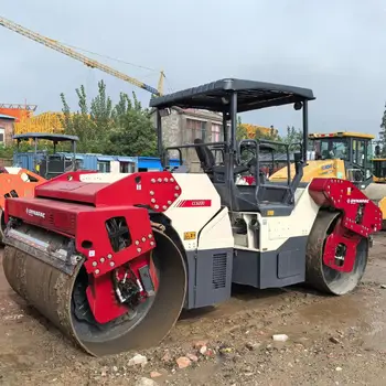 DYNAPAC CC6200 12 Tons Wheeled Road Vibratory Compactor Hydraulic Asphalt Cement Concrete Wheeled Roller