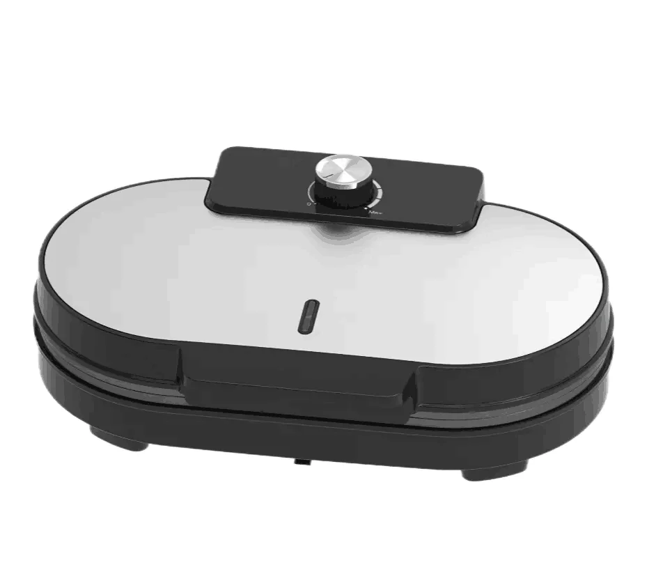 2024 New Stainless Steel Extra Deep Electric Waffle Corn Maker