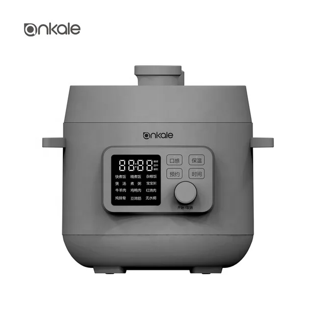 White Color Smart Mini Small Capacity 3L Automatic Digital Portable Ricecooker Multifunction Electric Rice Cooker