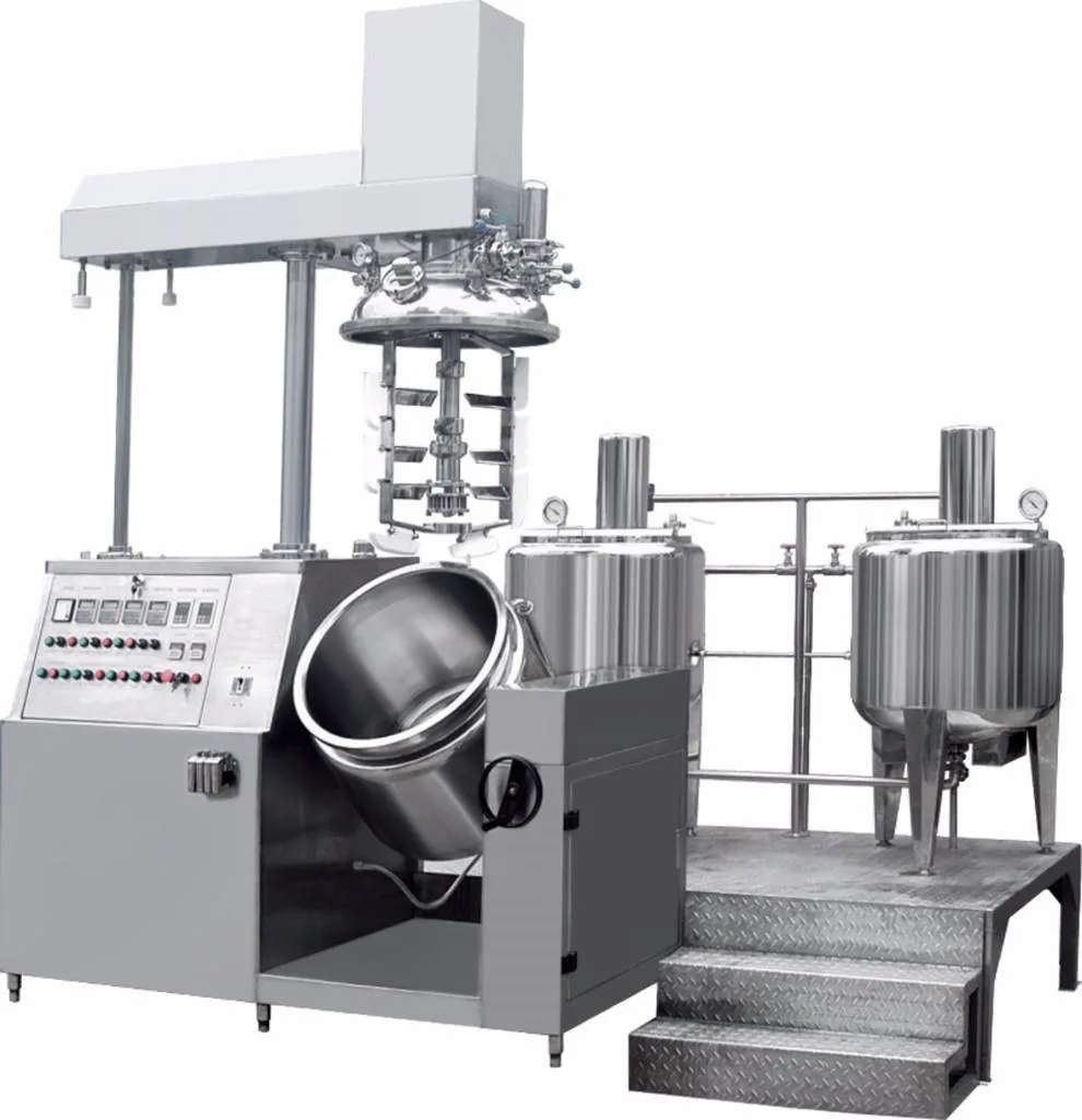 300L-500L Tooth Paste cosmetic Emulsifying Machine Liquid Foundation Lipsticks Emulsifying Machine