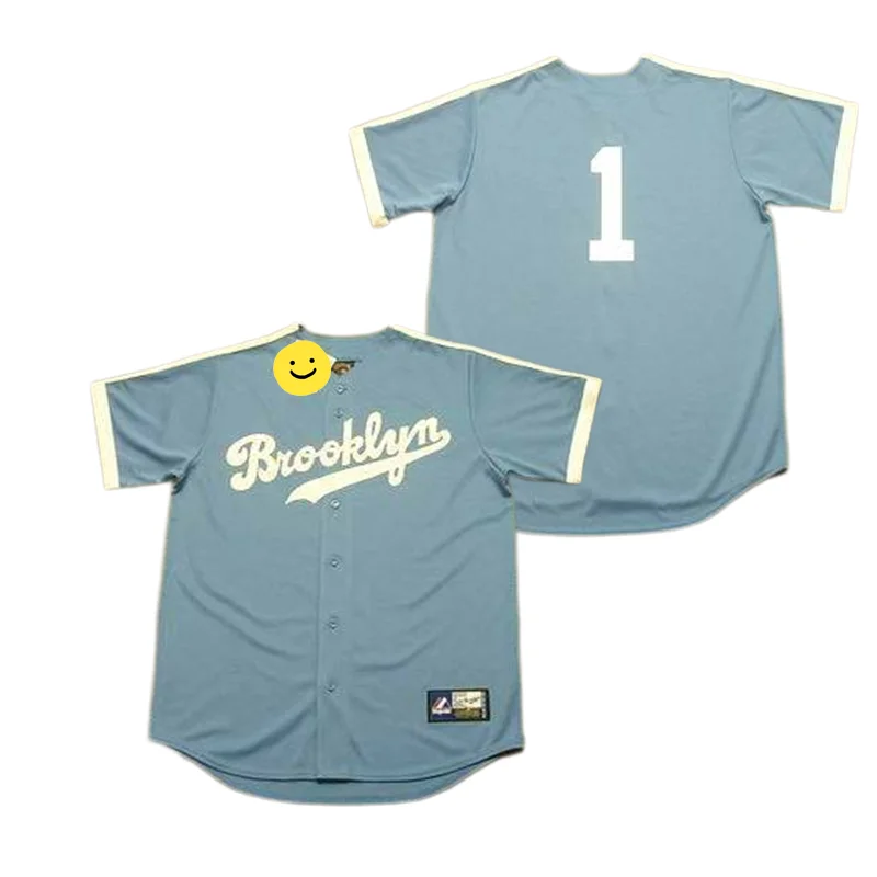 Wholesale Men's Brooklyn 1 Pee Wee Reese 4 Snider 6 Carl Furillo 10 Mickey  Owen 12 Eddie Stanky Throwback Baseball Jersey Stitched S-5xl From  m.