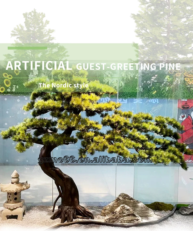 Highly Simulation Artificial Cedar Pine Trees Garden Landscaping Bonsai