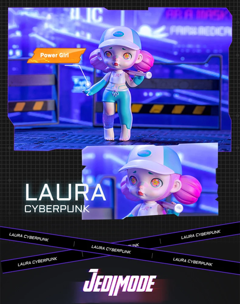 Laura Figure 2023 Original Laura Cyberpunk Action Figure Toys For Children ...
