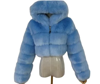 2021 china hot sale women overcoat faux fox fur coat mink fur coat wholesale in winter