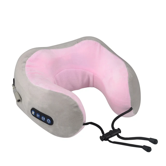 Adjustable Cervical Massage Pillow - Plush Therapeutic Neck Massager