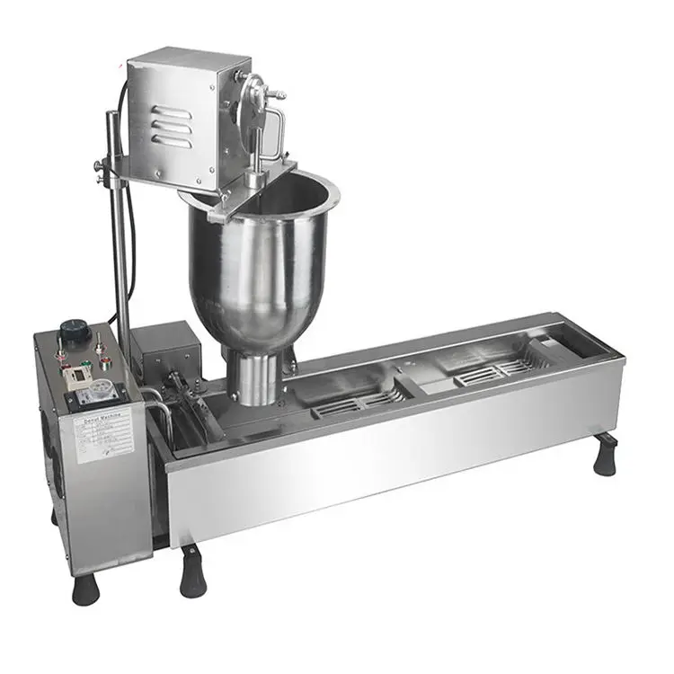 Stainless Steel Mini Donut Baking Machines Price Automatic Doughnut Making Maker Machine with 3 Mould