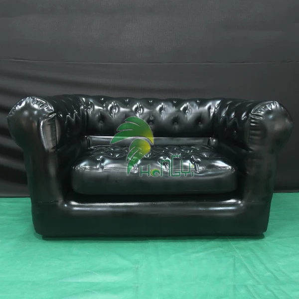 Black Inflatable Sofa Inflatable Movie Chair Couch Sofa Adult Relax ...
