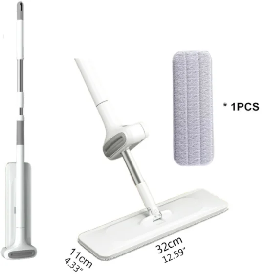Самовращающаяся плоская Швабра 360 градусов роторная пылесборная Швабра для влажной и сухой уборки