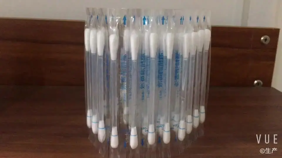 Oem Cosmetic Liquid Filled Cotton Swabs For Eye Makeup Remover Buy