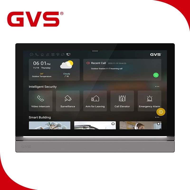 Security IP Intercom Camera Video Door Phone for Apartment Building With GVS App Doorbell Support KNX Control