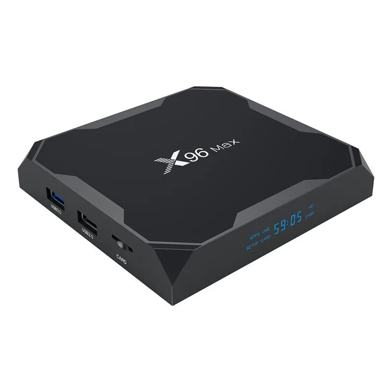 Smart Box Out of Stock Price X96 MAX Android Box 8.1 Multimedia 2.4G / 5G Dual Wifi Network TV Box