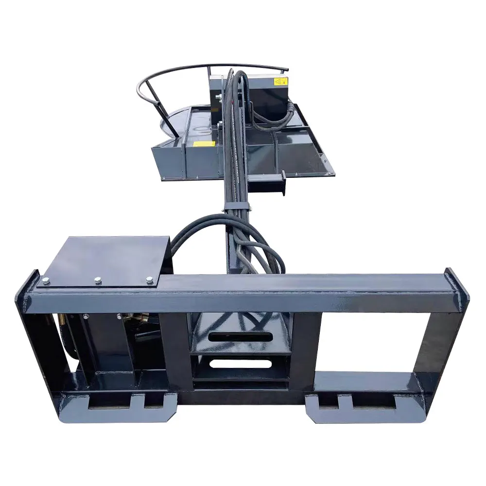 Китай, погрузчик с бортовым поворотом, косилка для фермы, прямой привод, гидравлический двигатель, сверхмощная щетка, косилка, резак