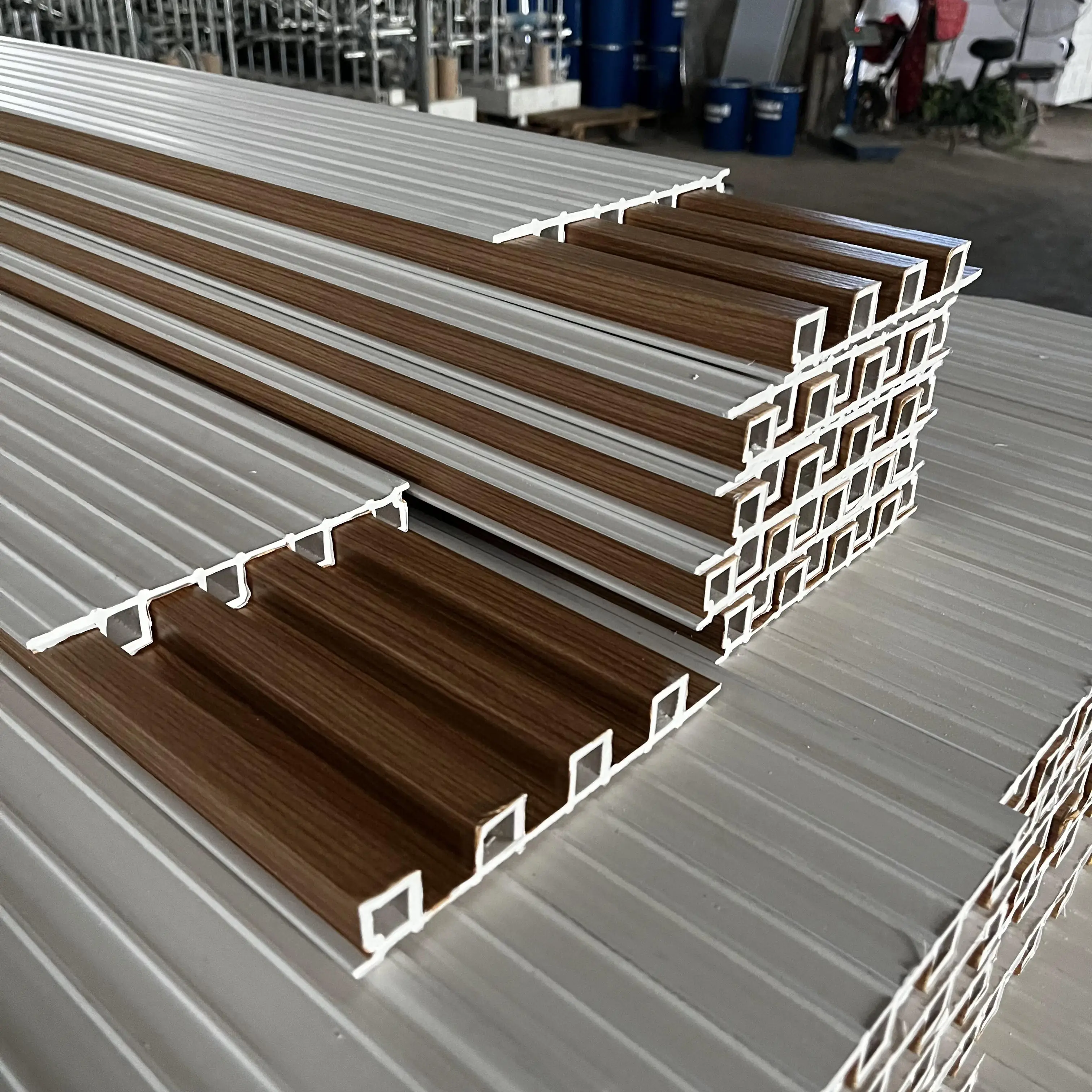 Modern Style Wpc 3d Wall Panel for Interior Decoration Waterproof and ...