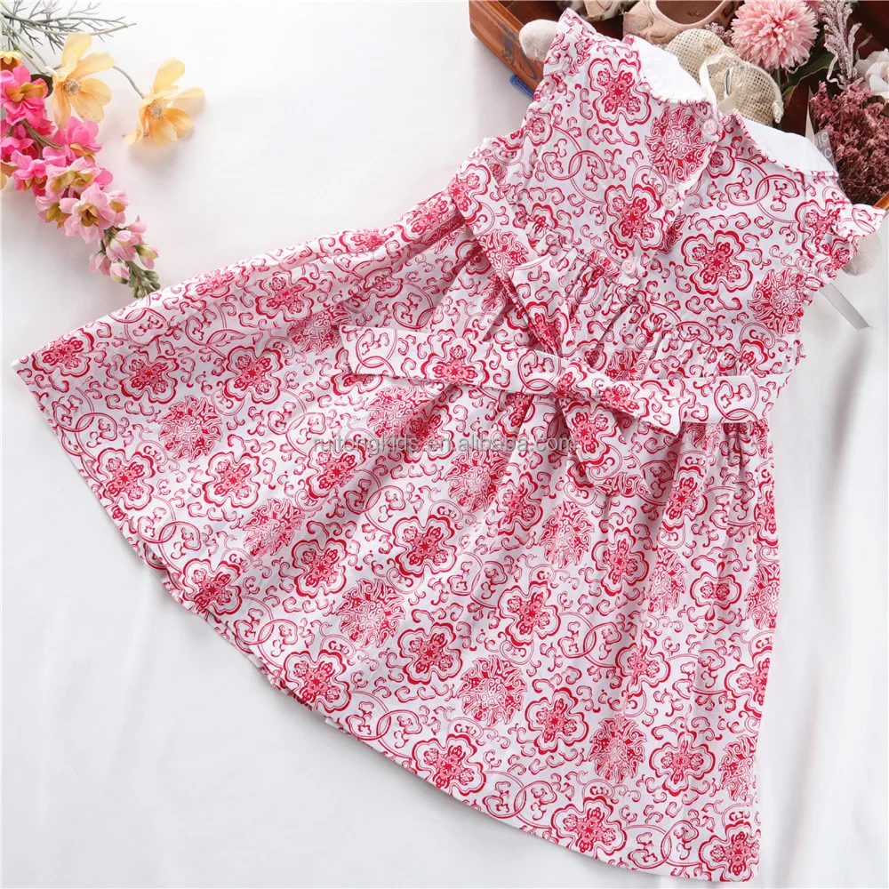 37 Years Sleeveless Little Girls Smocked Dress Infant Baby Girls