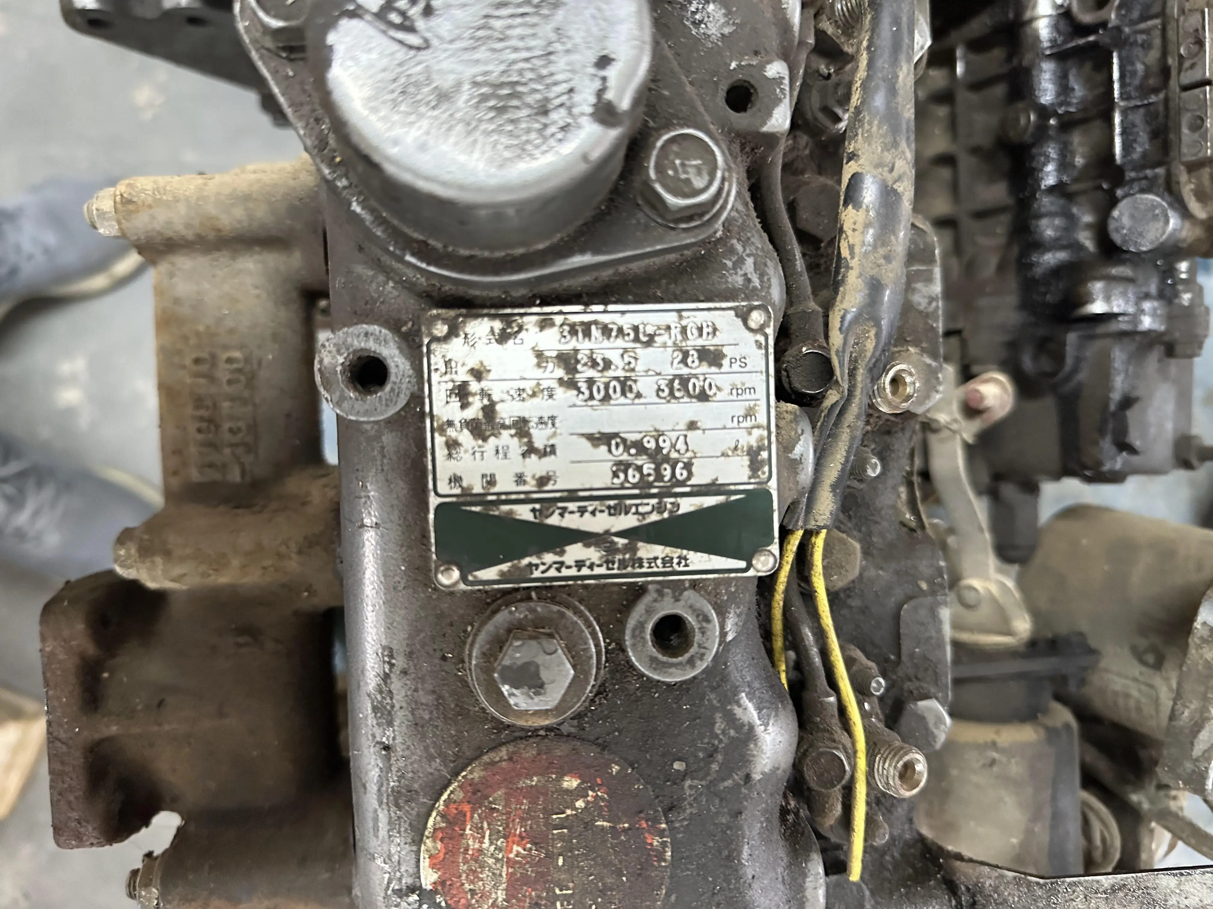 3TN75 Used Complete Diesel Engine for Yanmar 2