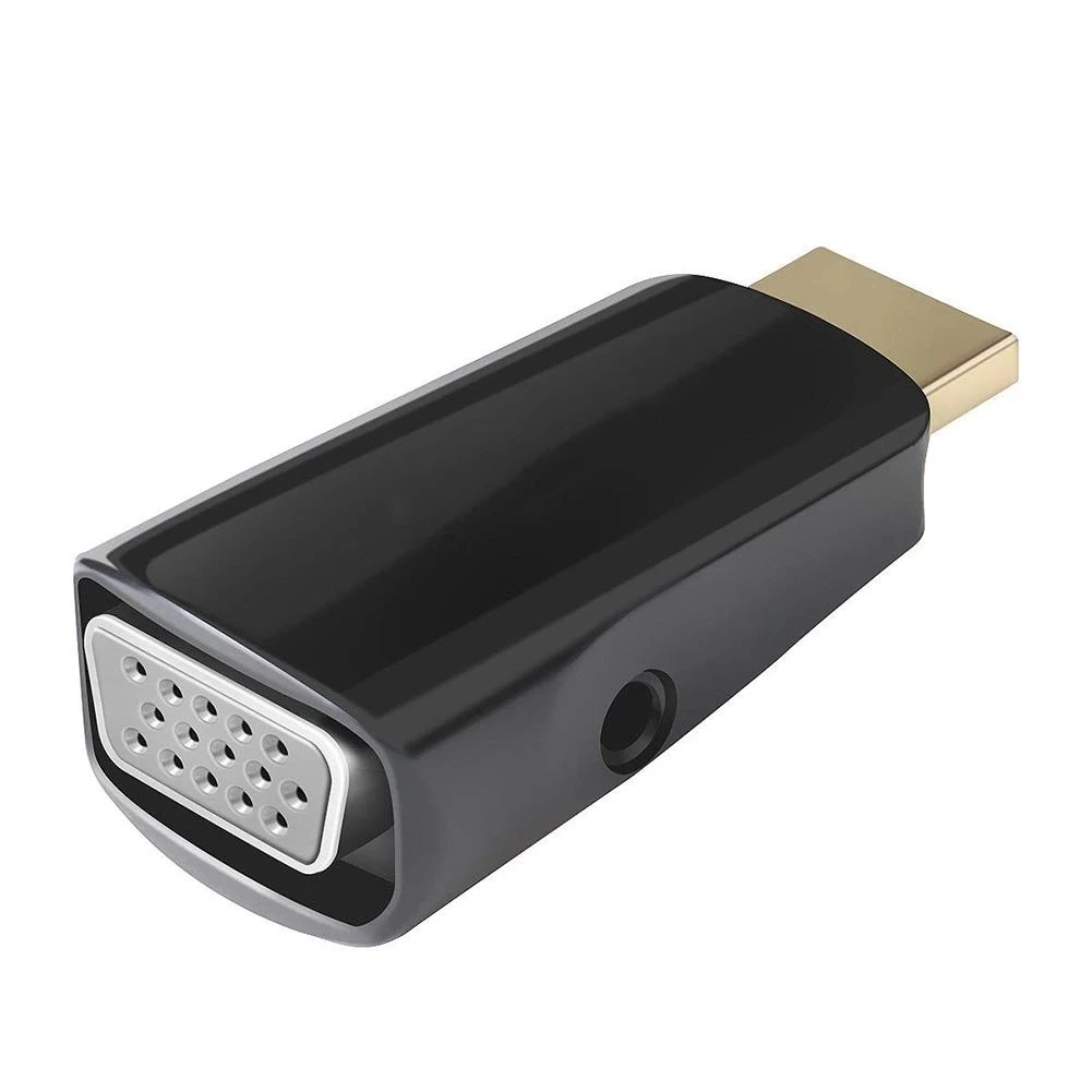 Convertitore adattatore da VGA a HDMI Monitor con audio e potenza USB