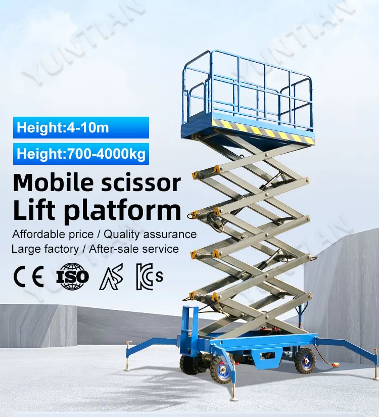 Hydraulic Scissor Elevator Man Lifting Platform Mobile Electric Scissor ...