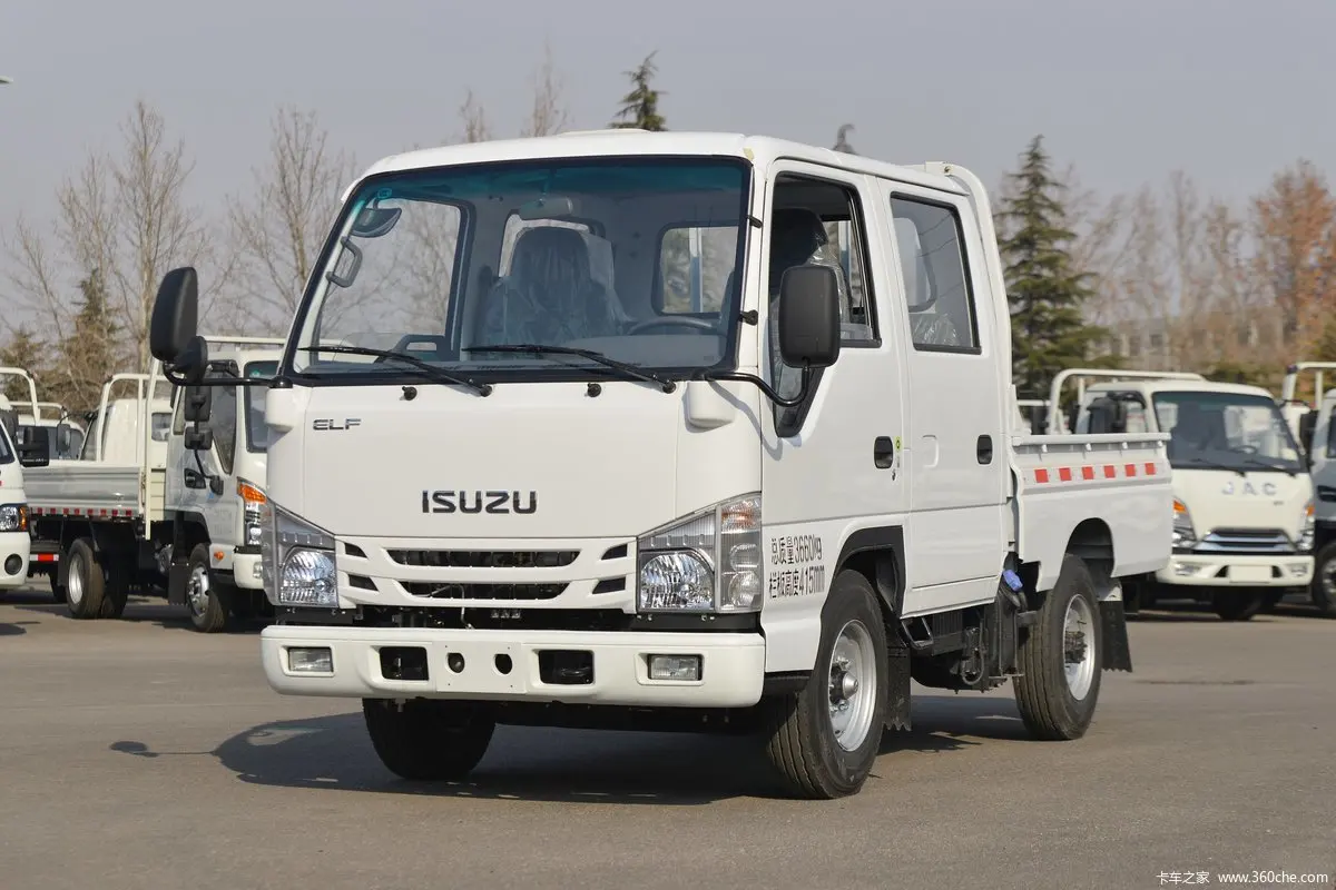 China Factory Isuzu 100P 4x2 Double Cabin Light Lorry 2-4Ton Small Cargo Truck Dump Isuzu Truck with Cabin Isuzu 100P Truck