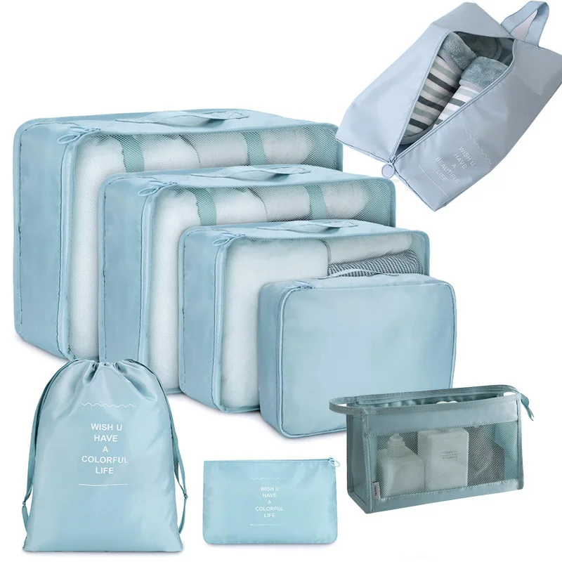 Customized Waterproof Travel Essentials Storage Suitcases Polyester